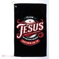 Go And Make Disciples Matthew 2819 Bible Verse Jesus Faith Golf Towel thumb 0