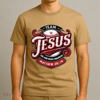 Go And Make Disciples Matthew 2819 Bible Verse Jesus Faith T-Shirt thumb 3