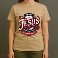 Go And Make Disciples Matthew 2819 Bible Verse Jesus Faith T-Shirt thumb 4