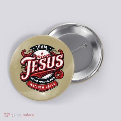 Go And Make Disciples Matthew 2819 Bible Verse Jesus Faith Button