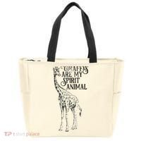 Giraffes Are My Spirit Animal For Giraffe Lovers Tote Bag thumb 0