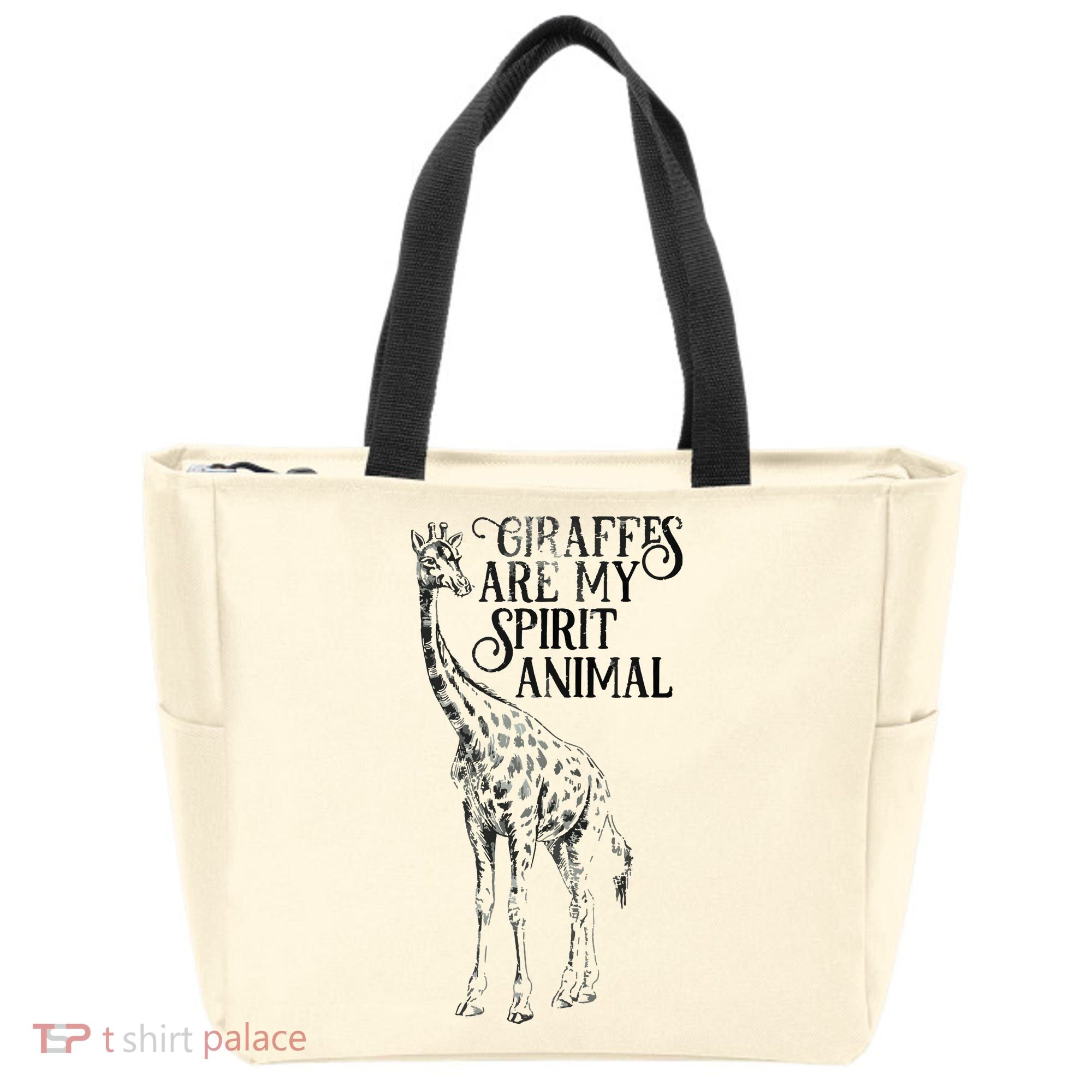Giraffes Are My Spirit Animal For Giraffe Lovers Tote Bag