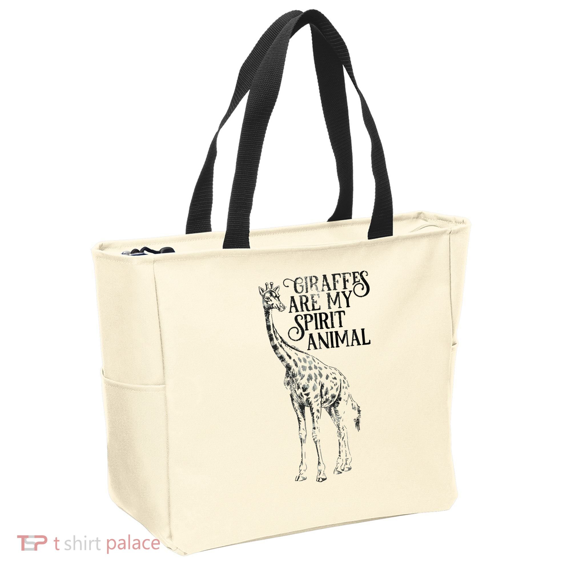 Giraffes Are My Spirit Animal For Giraffe Lovers Tote Bag