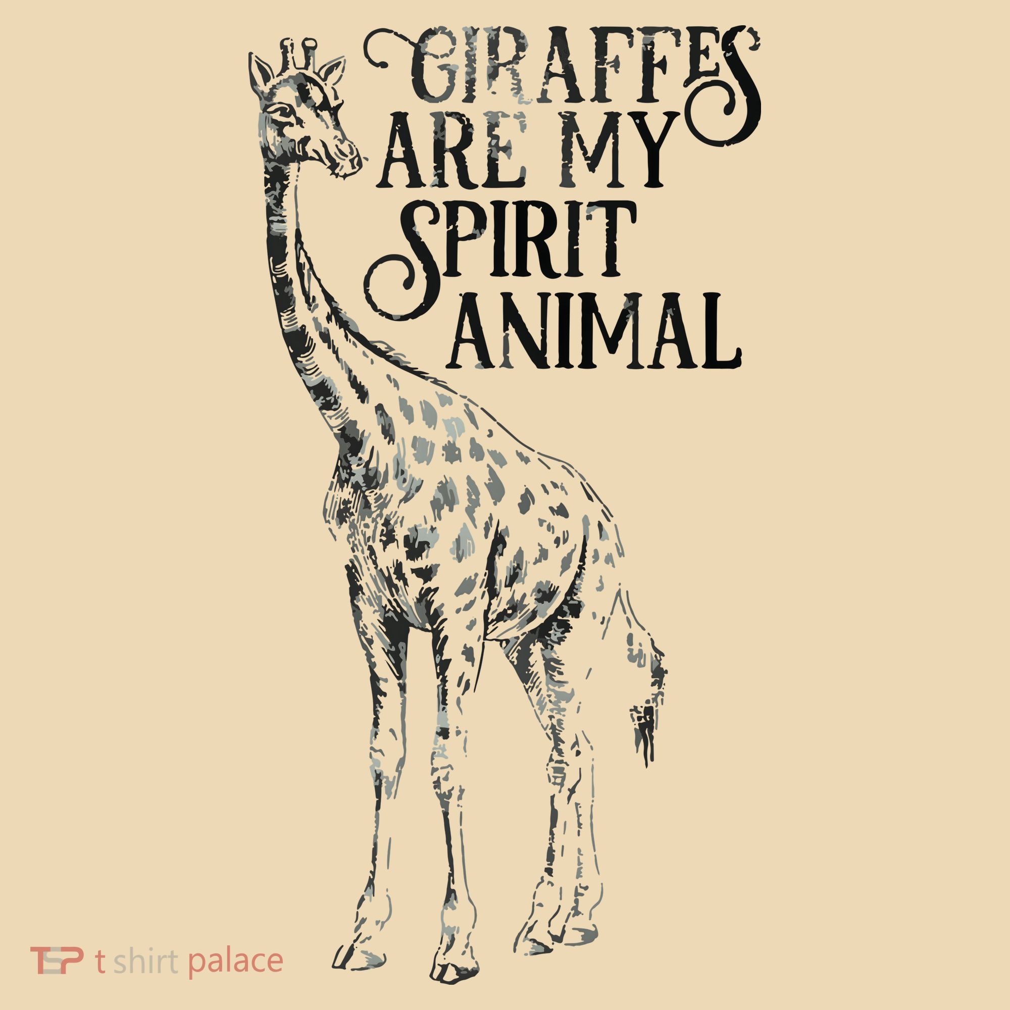 Giraffes Are My Spirit Animal For Giraffe Lovers Tote Bag