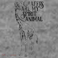 Giraffes Are My Spirit Animal For Giraffe Lovers Toddler Hoodie thumb 2