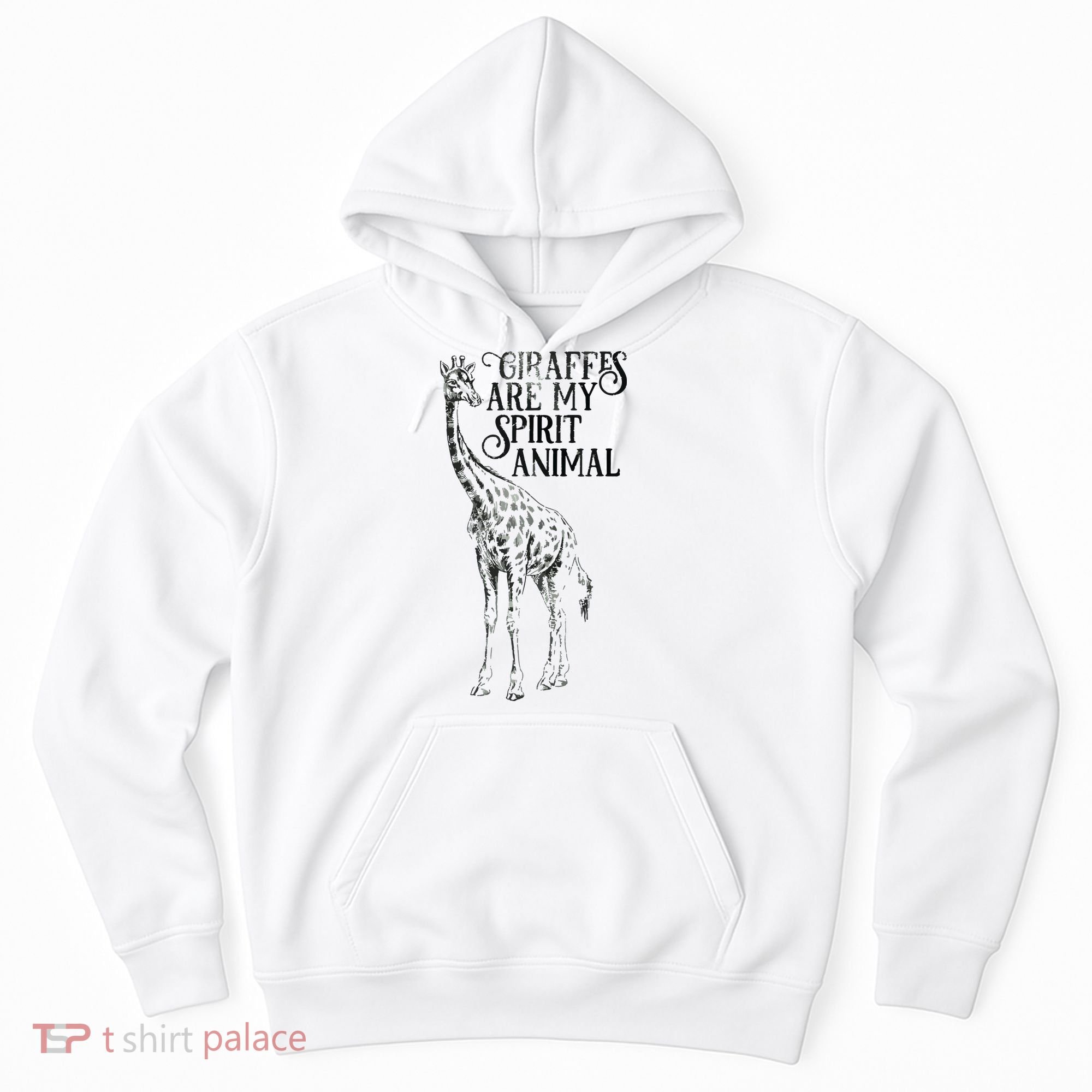 Giraffes Are My Spirit Animal For Giraffe Lovers Hoodie