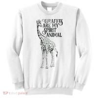 Giraffes Are My Spirit Animal For Giraffe Lovers Sweatshirt thumb 0