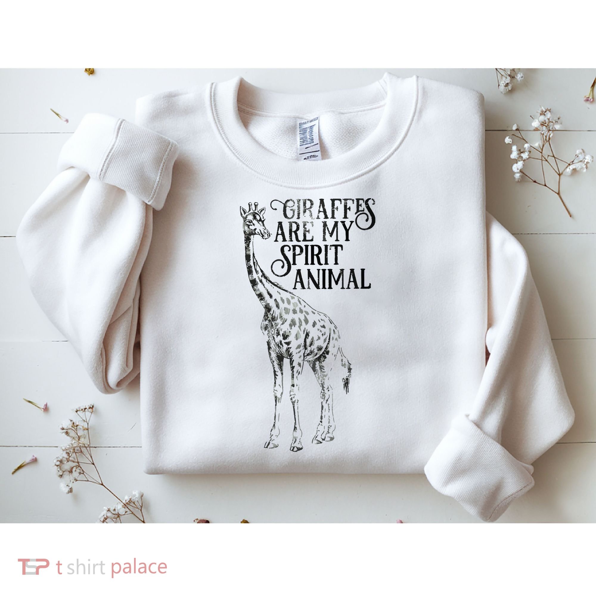 Giraffes Are My Spirit Animal For Giraffe Lovers Sweatshirt