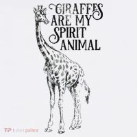 Giraffes Are My Spirit Animal For Giraffe Lovers Women's Hoodie thumb 2