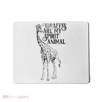 Giraffes Are My Spirit Animal For Giraffe Lovers Mousepad thumb 0