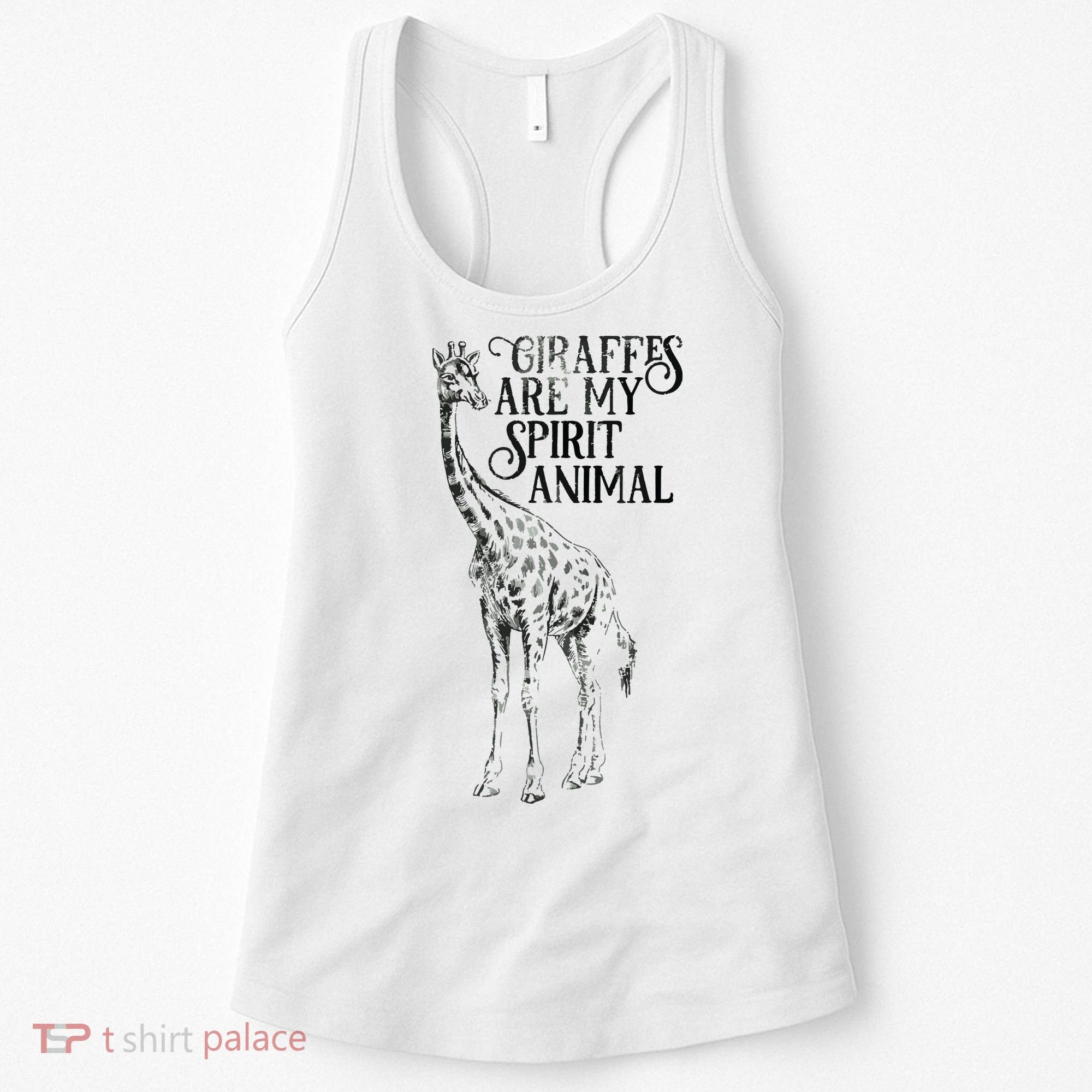 Giraffes Are My Spirit Animal For Giraffe Lovers Women's Tank Top