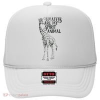 Giraffes Are My Spirit Animal For Giraffe Lovers Hat thumb 0
