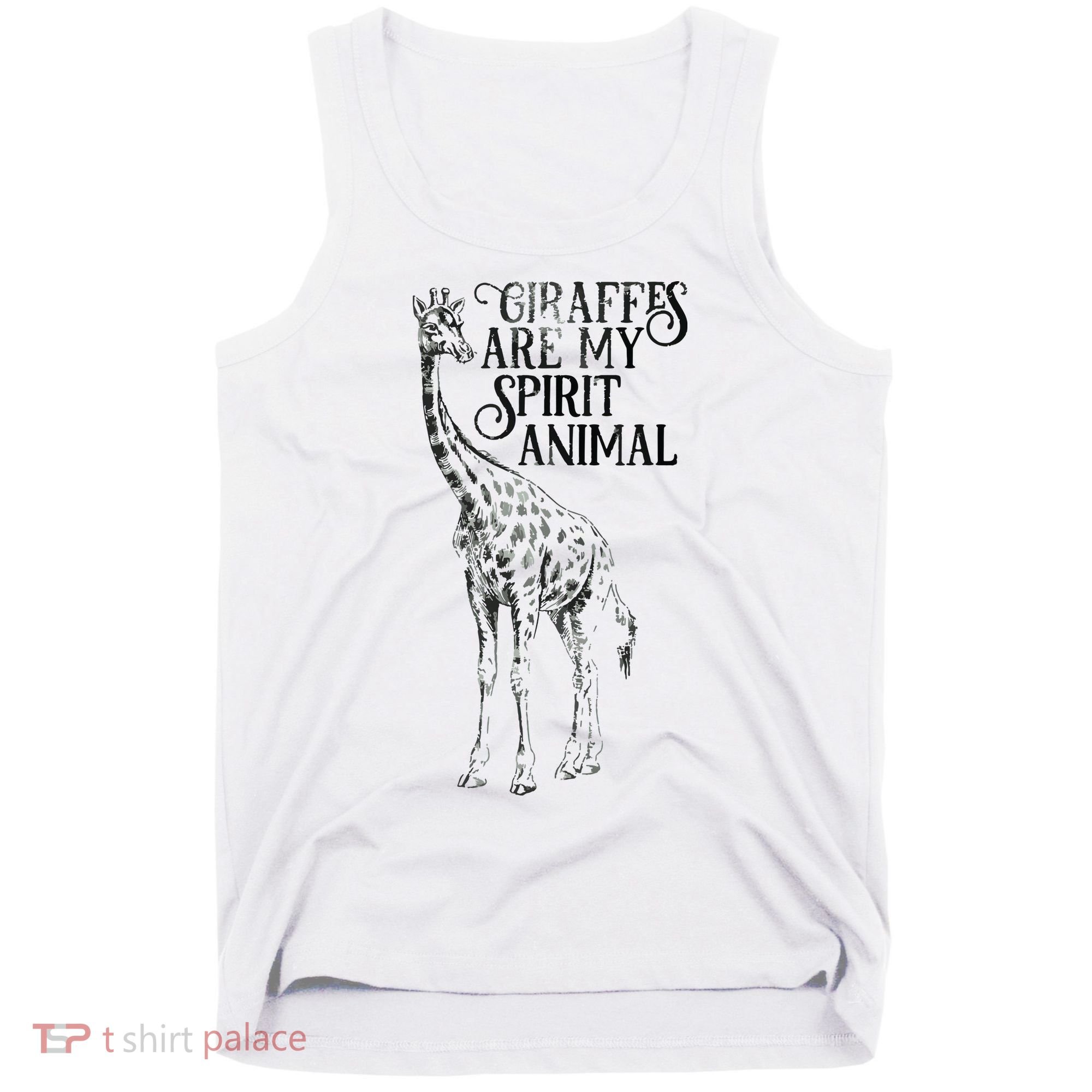 Giraffes Are My Spirit Animal For Giraffe Lovers Tank Top