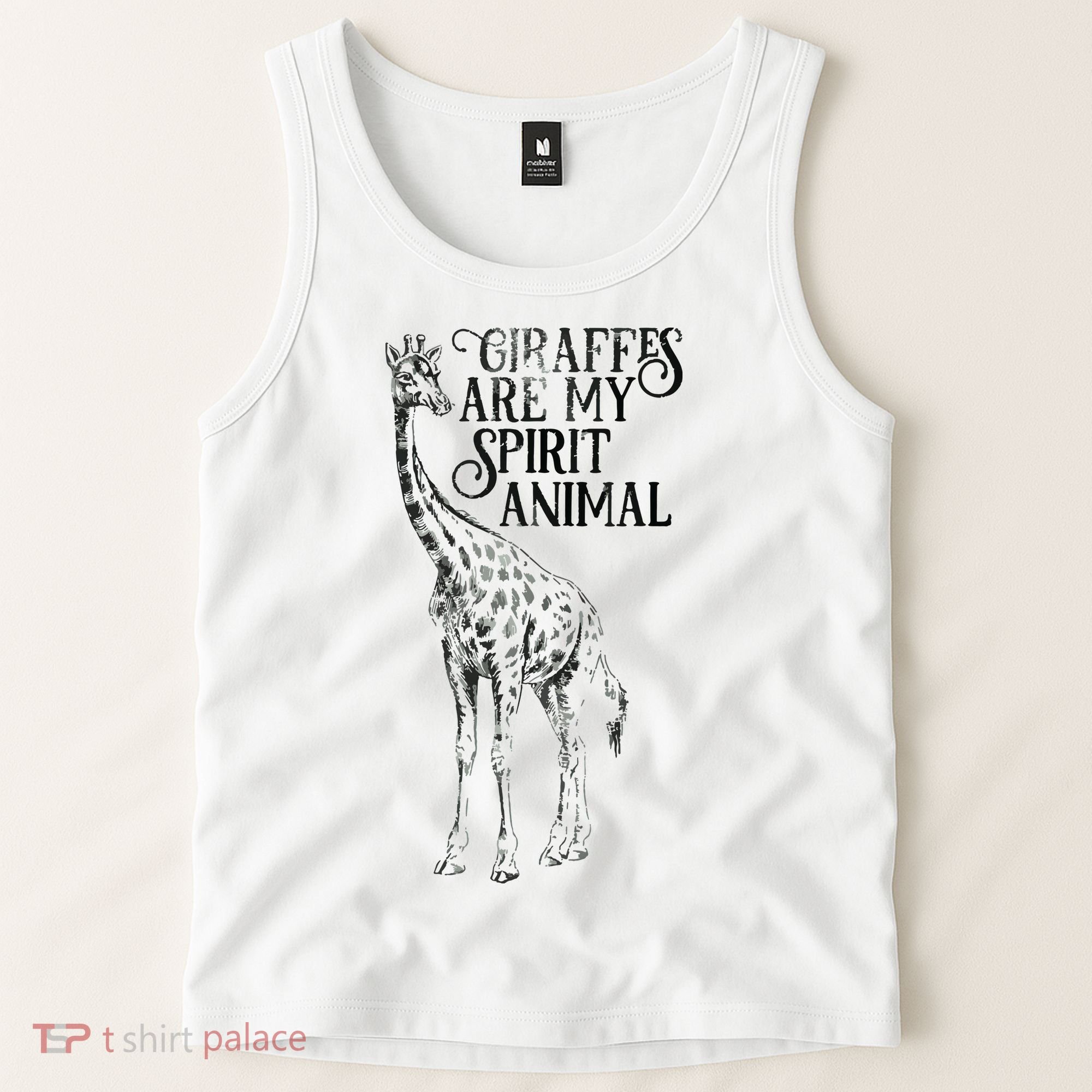 Giraffes Are My Spirit Animal For Giraffe Lovers Tank Top
