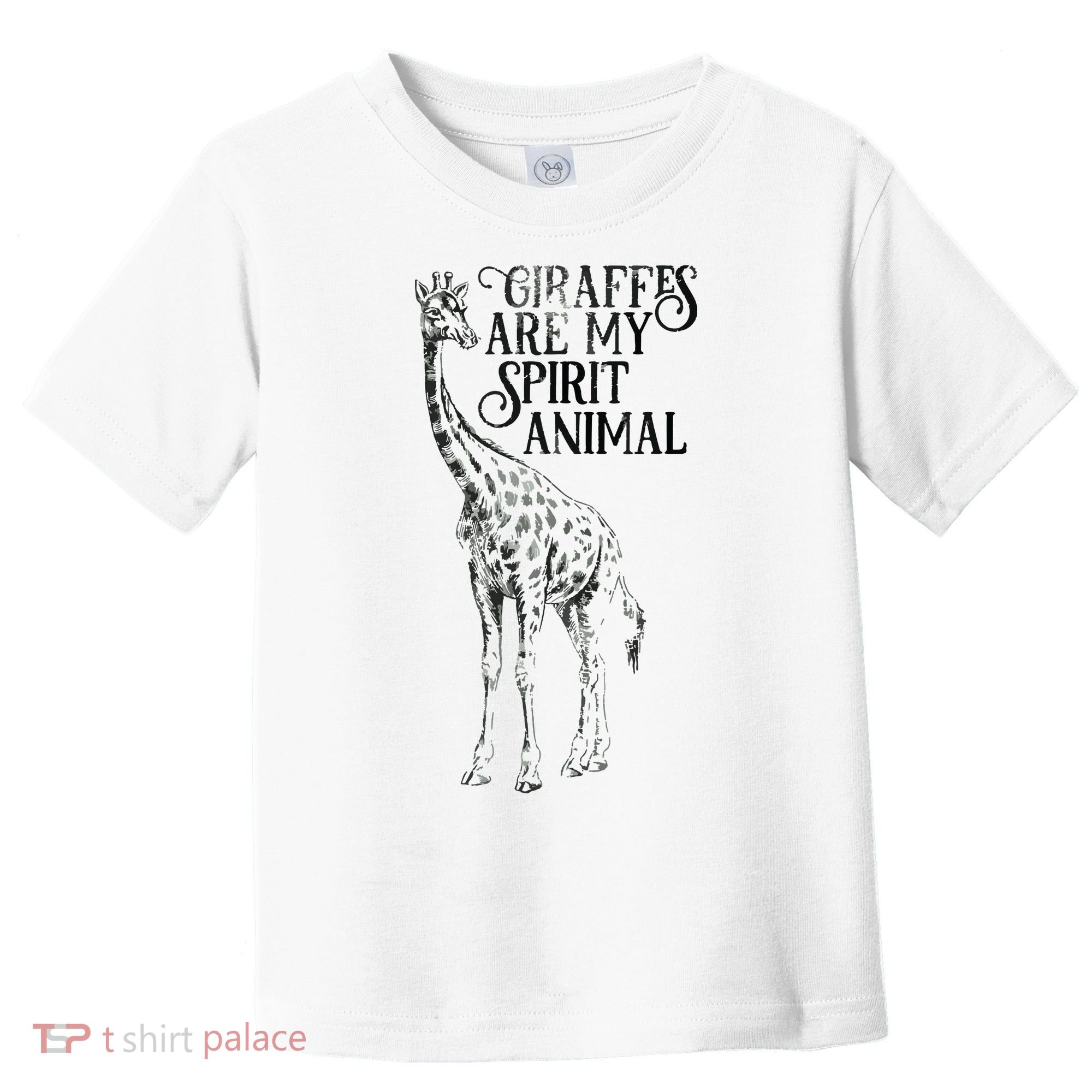 Giraffes Are My Spirit Animal For Giraffe Lovers Toddler T-Shirt