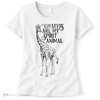 Giraffes Are My Spirit Animal For Giraffe Lovers Women's T-Shirt thumb 0