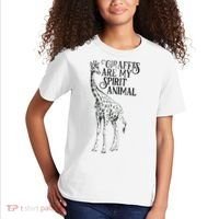 Giraffes Are My Spirit Animal For Giraffe Lovers Kids T-Shirt thumb 2