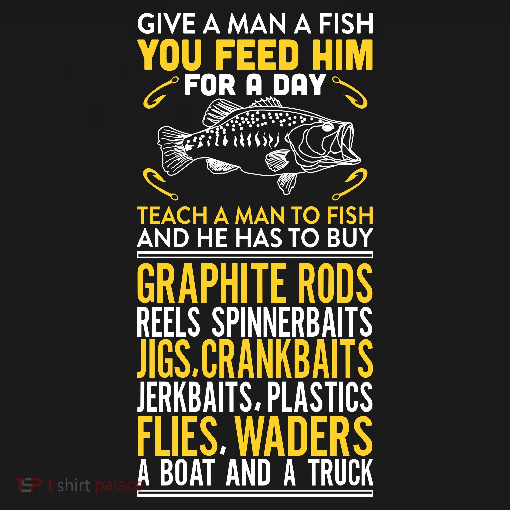 Give A Man A Fish You Feed Him For A Day Teach Him To Fish Funny Women's Tank Top