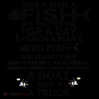 Give A Man A Fish Or Teach Him To Fish Fishing Coffee Mug thumb 5