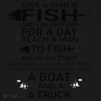 Give A Man A Fish Or Teach Him To Fish Fishing Women's Hoodie thumb 2