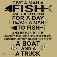 Give A Man A Fish Or Teach Him To Fish Fishing T-Shirt thumb 7