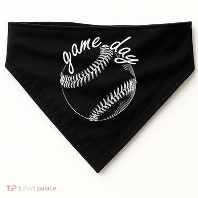 Game Day Baseball Fan USA-Made Doggie Bandana