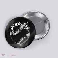 Game Day Baseball Fan Button thumb 0