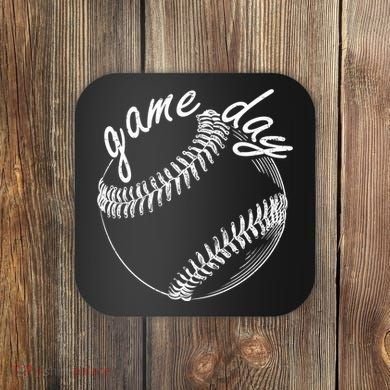 Game Day Baseball Fan Coaster