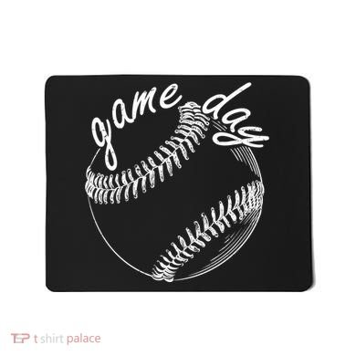 Game Day Baseball Fan Mousepad