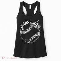Game Day Baseball Fan Women's Tank Top thumb 0