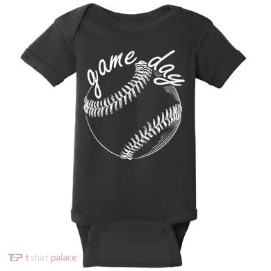 Game Day Baseball Fan Baby Bodysuit