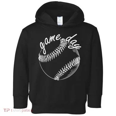 Game Day Baseball Fan Toddler Hoodie