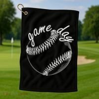 Game Day Baseball Fan Golf Towel thumb 1