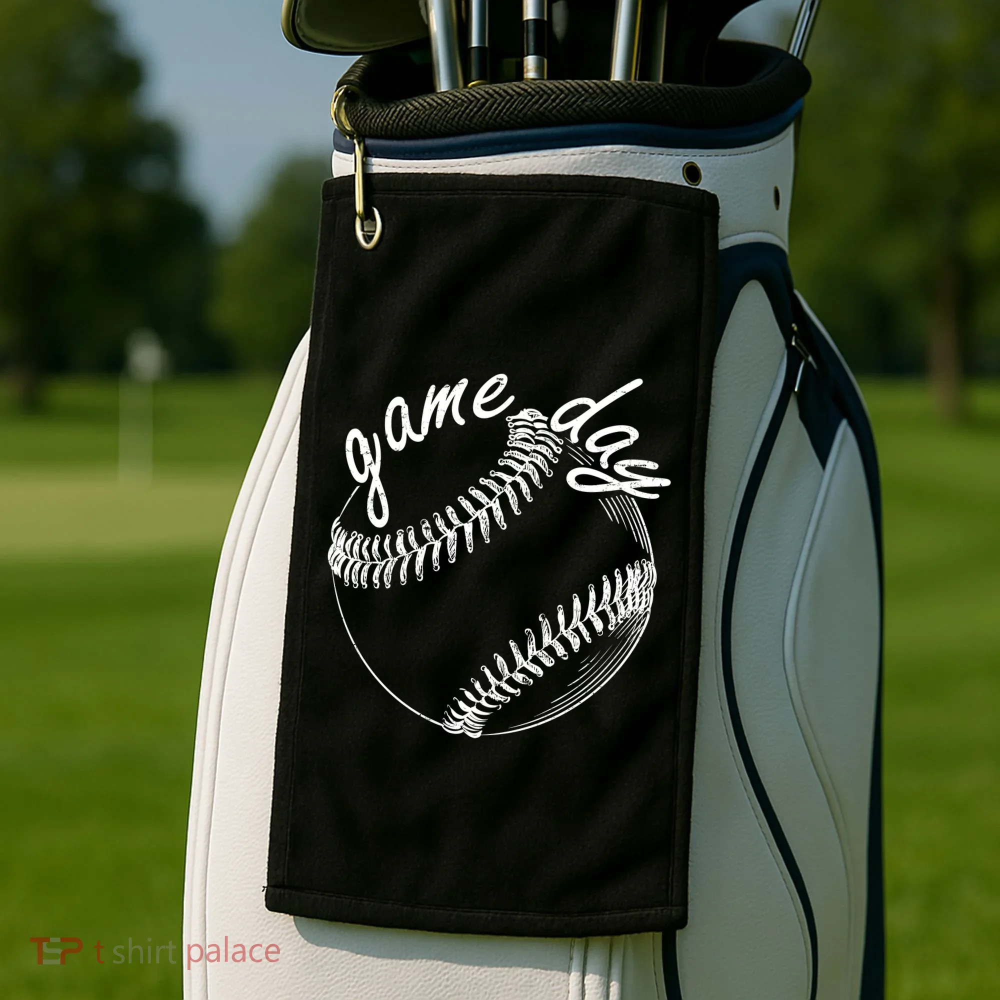 Game Day Baseball Fan Golf Towel