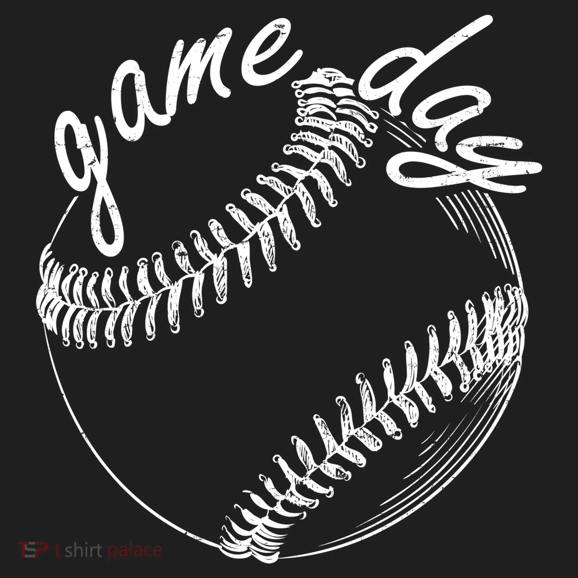 Game Day Baseball Fan Golf Towel