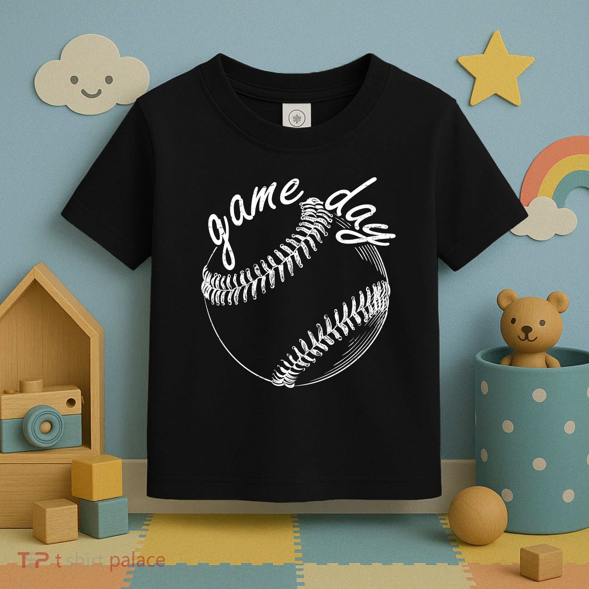 Game Day Baseball Fan Toddler T-Shirt