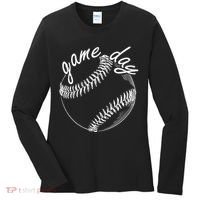 Game Day Baseball Fan Women's Long Sleeve Shirt thumb 0