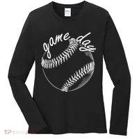 Game Day Baseball Fan Women's Long Sleeve Shirt thumb 0