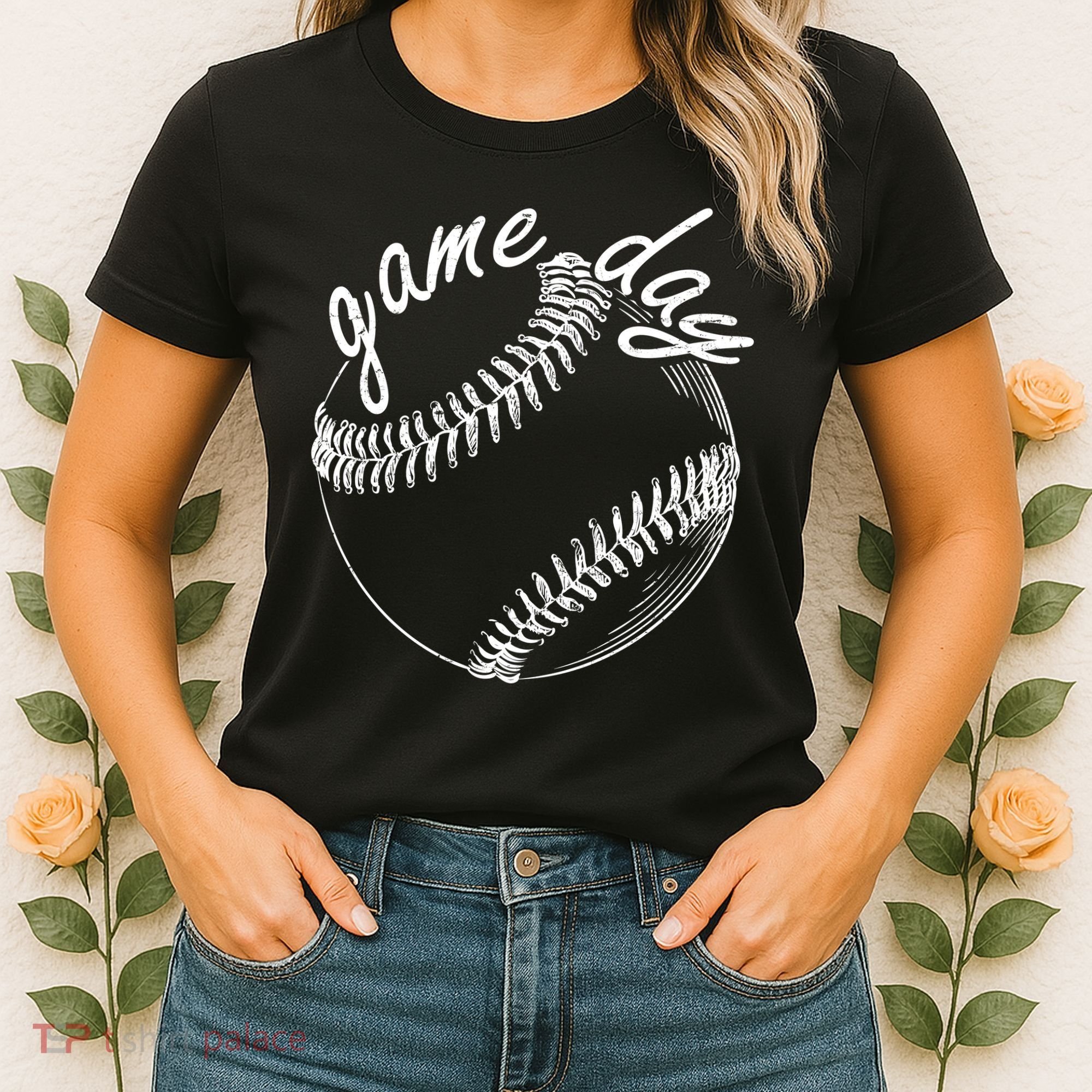 Game Day Baseball Fan Women's T-Shirt