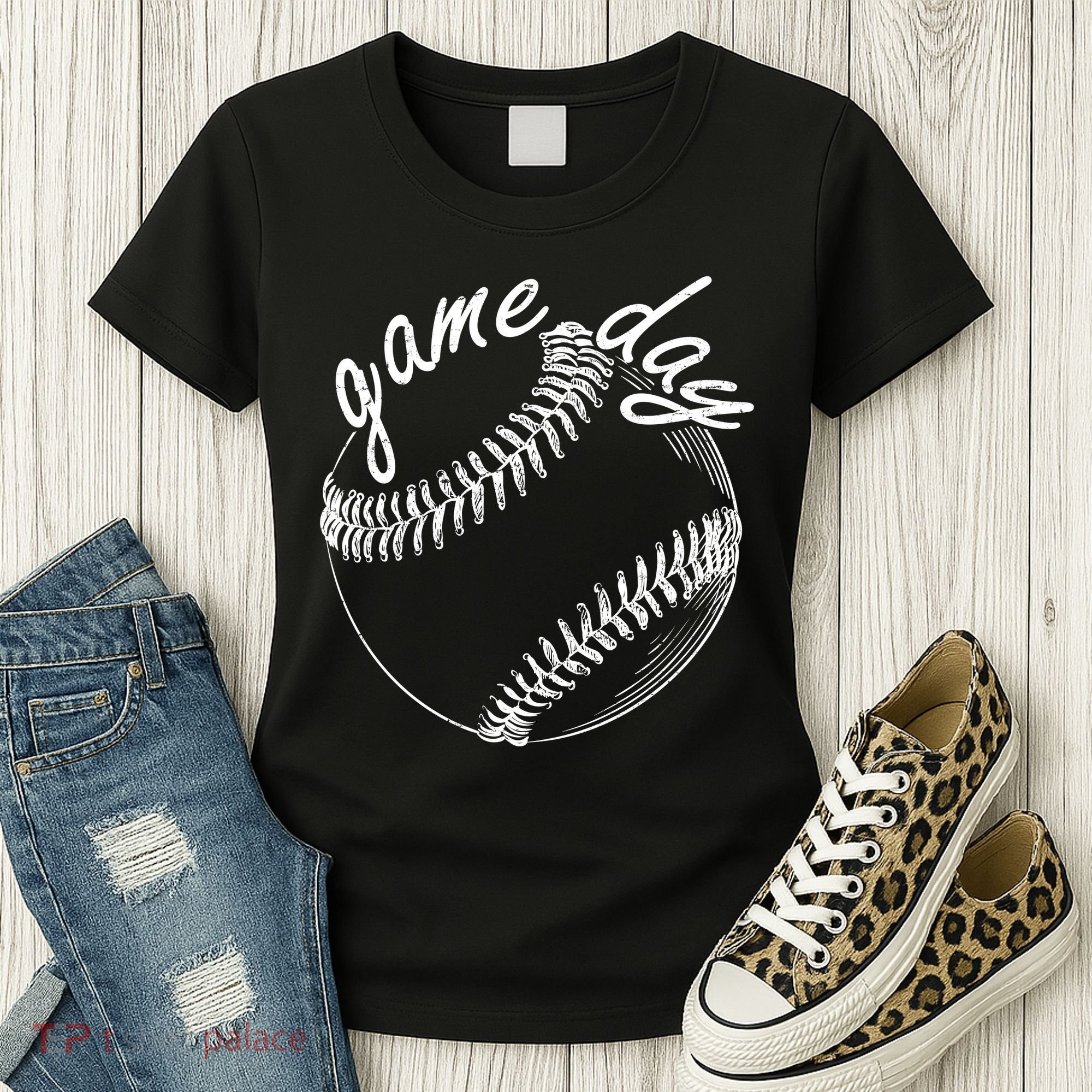 Game Day Baseball Fan Women's T-Shirt