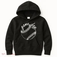 Game Day Baseball Fan Kids Hoodie thumb 0