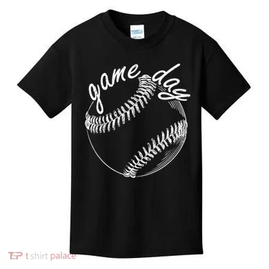 Game Day Baseball Fan Kids T-Shirt