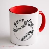 Game Day Baseball Fan Coffee Mug thumb 1