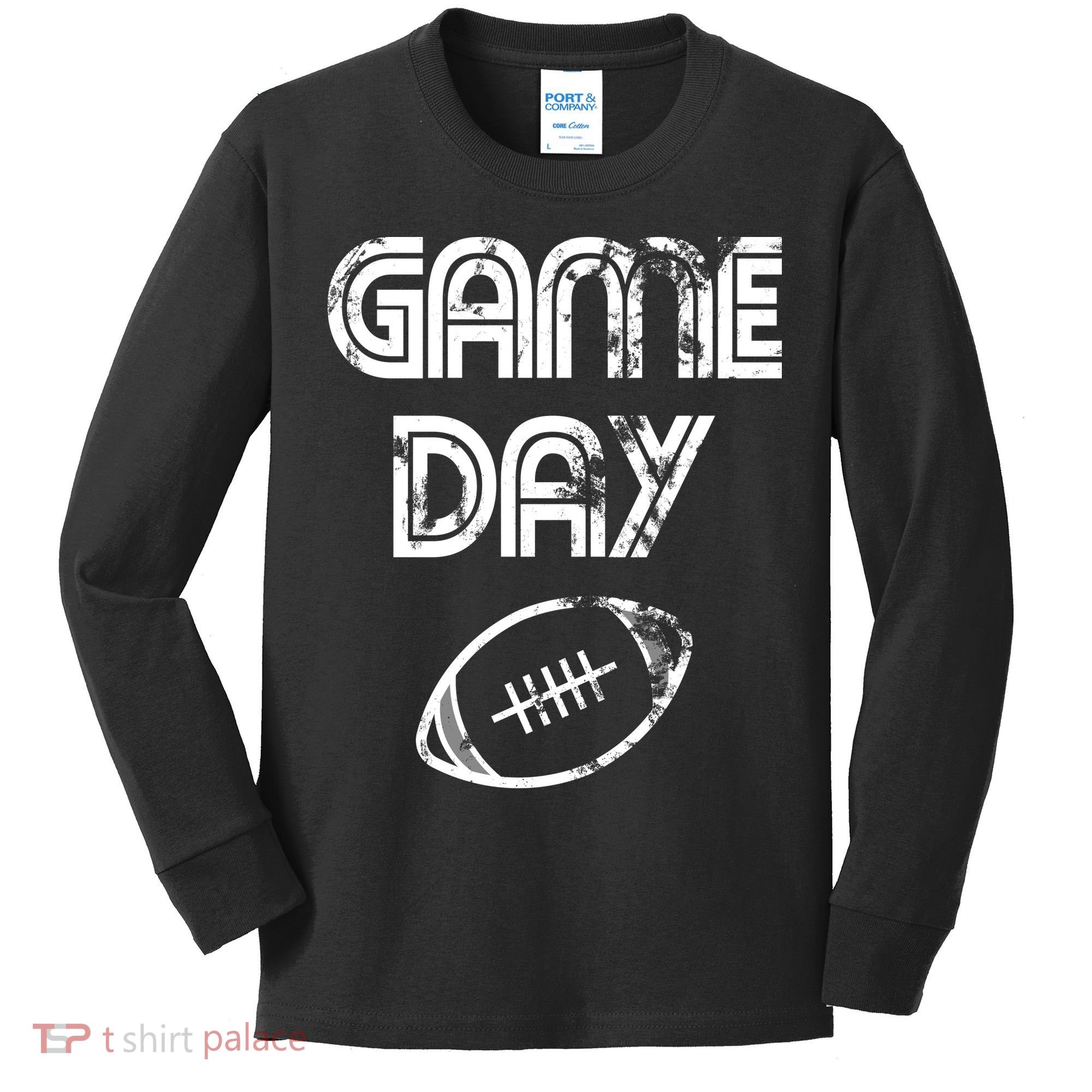 Game Day Football Kids Long Sleeve Shirt