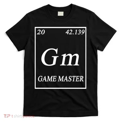 Game Master DnD Periodic Table T-Shirt