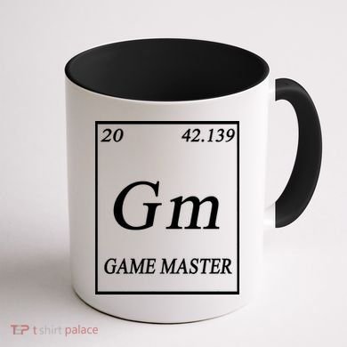 Game Master DnD Periodic Table Coffee Mug back