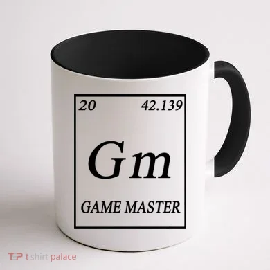 Game Master DnD Periodic Table Coffee Mug back
