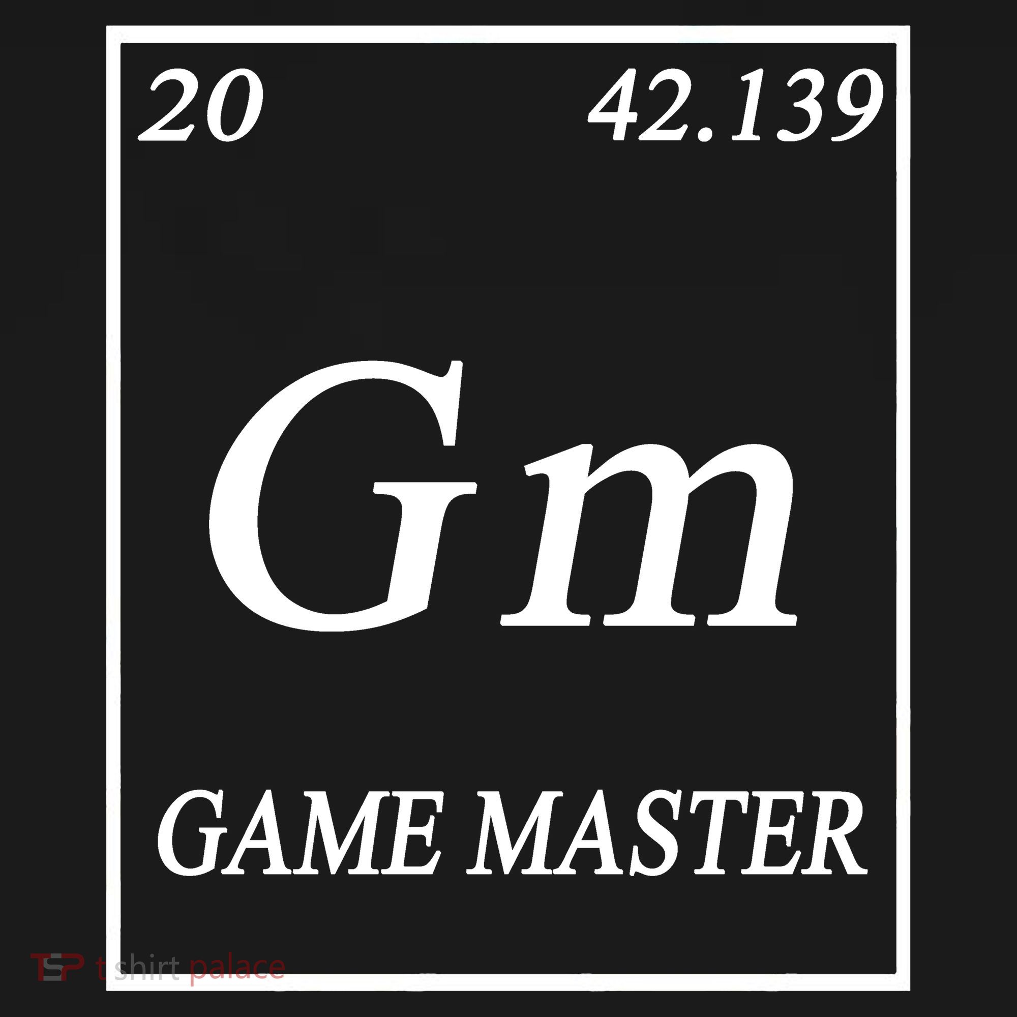 Game Master DnD Periodic Table Polo
