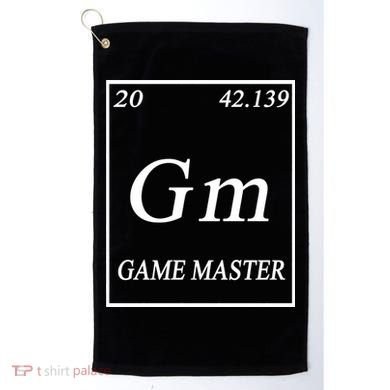 Game Master DnD Periodic Table Golf Towel