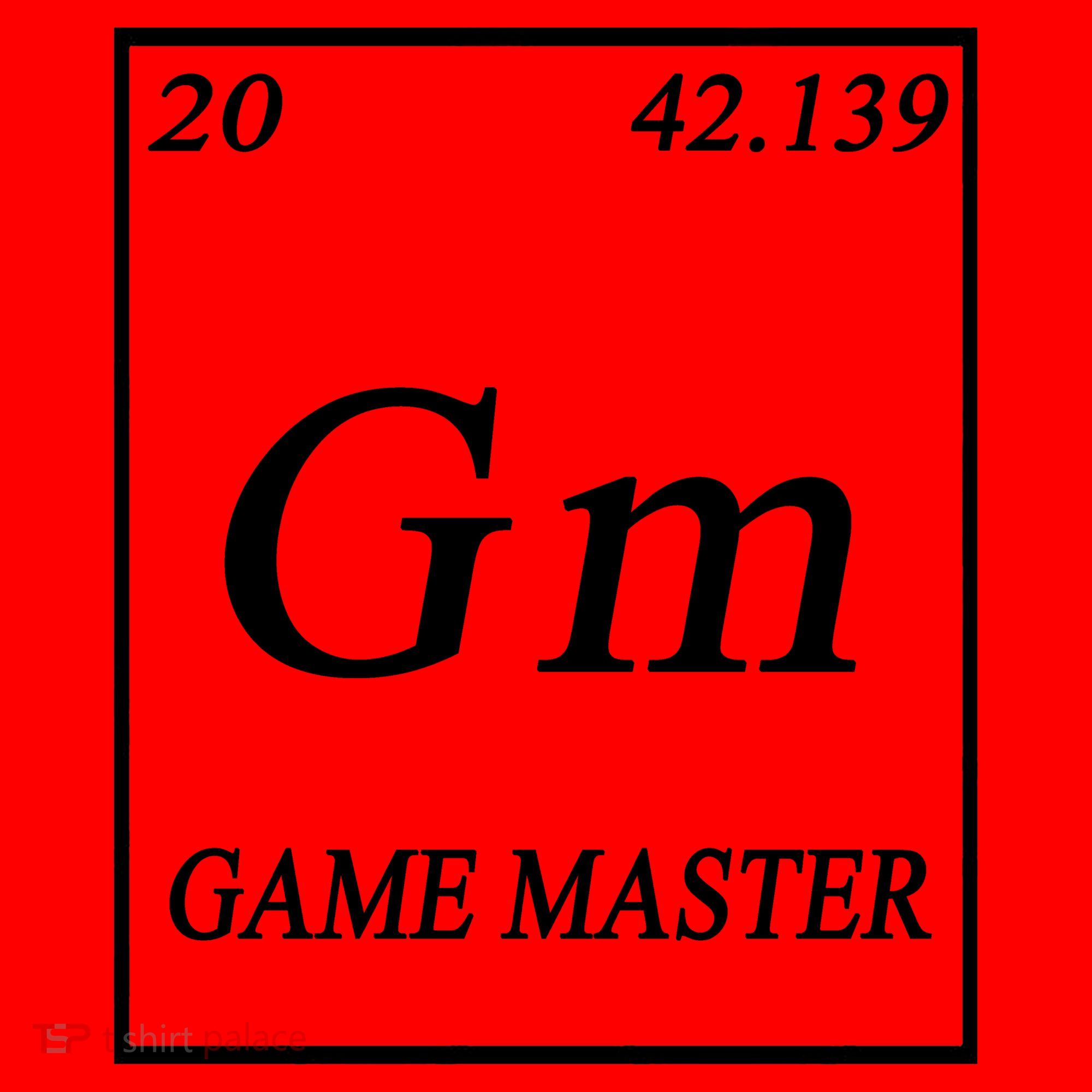 Game Master DnD Periodic Table Santa Hat